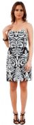 Main image of Short Fitted Beaded Short Shift Party Dress